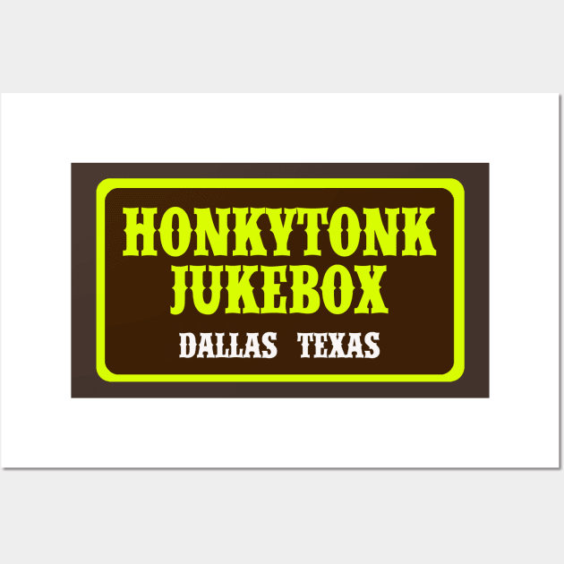 Honkytonk Jukebox Wall Art by djbryanc